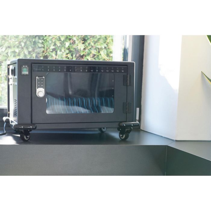 Digitus Armario de Carga Móvil para 16 Tablets hasta 13 Pulgadas, USB-A 5