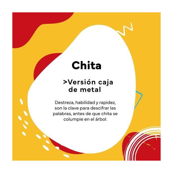 Cayro Juego Ahorcado Chita de Madera en Caja de Metal, 8 Piezas, 2 Jugadores, 19x19x3.5cm 5 Cayro Juego Ahorcado Chita de Madera en Caja de Metal, 8 Piezas, 2 Jugadores, 19x19x3.5cm 5