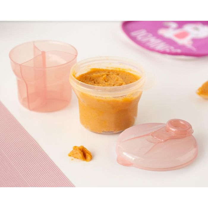 KioKids Dosificador de Leche en Polvo Giratorio Rosa 300 mL, 3 Compartimentos Semitransparentes, Bebé +0 Meses Soft Nordic 1 KioKids Dosificador de Leche en Polvo Giratorio Rosa 300 mL, 3 Compartimentos Semitransparentes, Bebé +0 Meses Soft Nordic 1