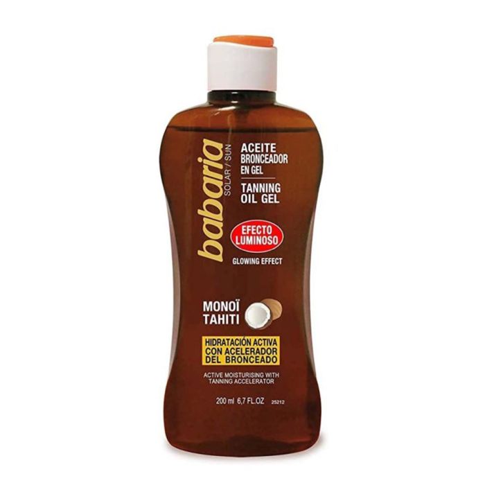 BABARIA Aceite Bronceador en Gel Monoi Tahiti 100 ml BABARIA Aceite Bronceador en Gel Monoi Tahiti 100 ml
