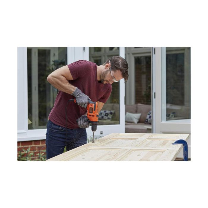 Set de taladro y accesorios Black & Decker BEH200-QS 500 W 230 V 230-240 V 4 Set de taladro y accesorios Black & Decker BEH200-QS 500 W 230 V 230-240 V 4