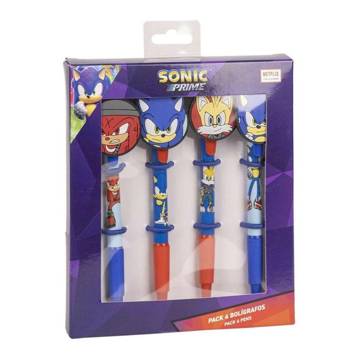 Bolígrafo pack x4 sonic prime 1 Bolígrafo pack x4 sonic prime 1
