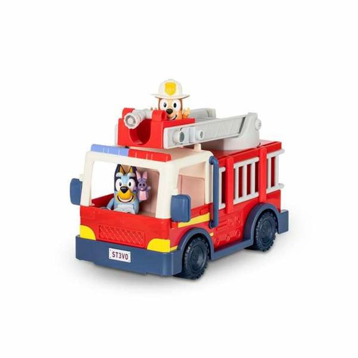 Camion de bomberos bluey.incluye figura de bingo y de bluey con accesorios. 8 Camion de bomberos bluey.incluye figura de bingo y de bluey con accesorios. 8