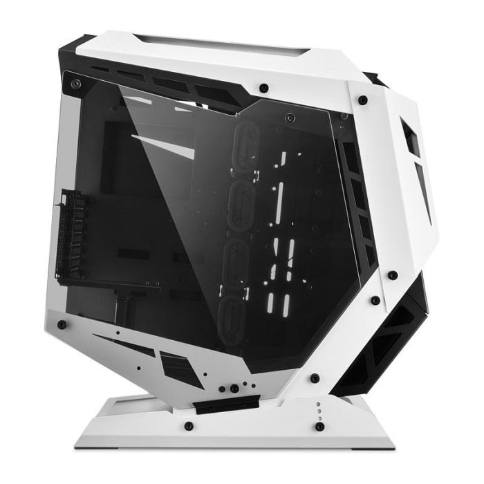 Sharkoon ELITE SHARK CA700 Torre PC Negro Blanco con Panel de Vidrio Templado 4