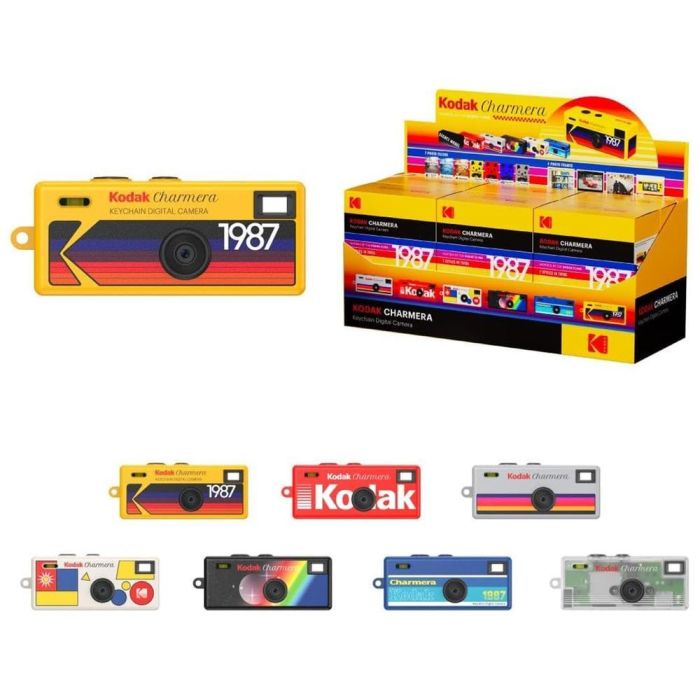 Kodak RK0601 Cámara de Fotos Digital Charmera Pack de 6 Unidades Aleatorias con Diseño Retro Ultracompacta Sensor CMOS 1.6MP USB-C Kodak RK0601 Cámara de Fotos Digital Charmera Pack de 6 Unidades Aleatorias con Diseño Retro Ultracompacta Sensor CMOS 1.6MP USB-C