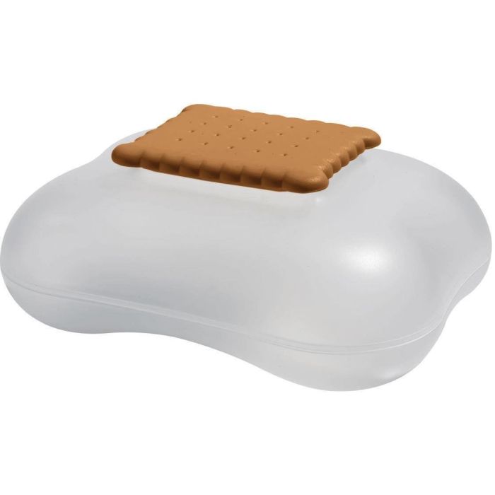Alessi ASG07 Mary Biscuit Galetero Resina Blanco Hielo - Diseño Stefano Giovannoni, Material Translúcido, Aroma a Galletas Alessi ASG07 Mary Biscuit Galetero Resina Blanco Hielo - Diseño Stefano Giovannoni, Material Translúcido, Aroma a Galletas