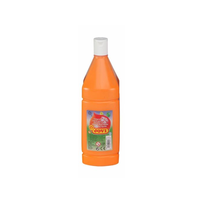 Tempera Liquida Jovi Escolar 1000 mL Naranja 1