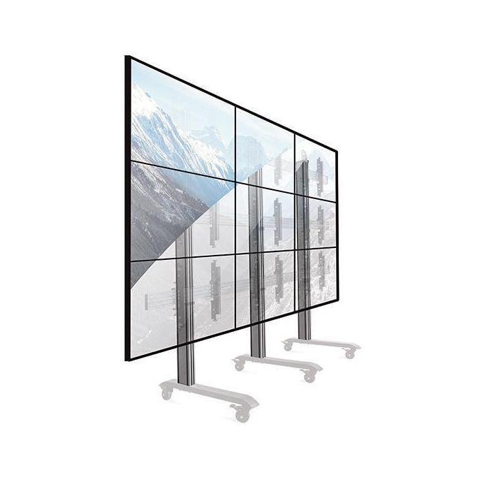 B-Tech BT8380 Columna de Soporte Vertical, 60 cm, Aluminio, Negro 4