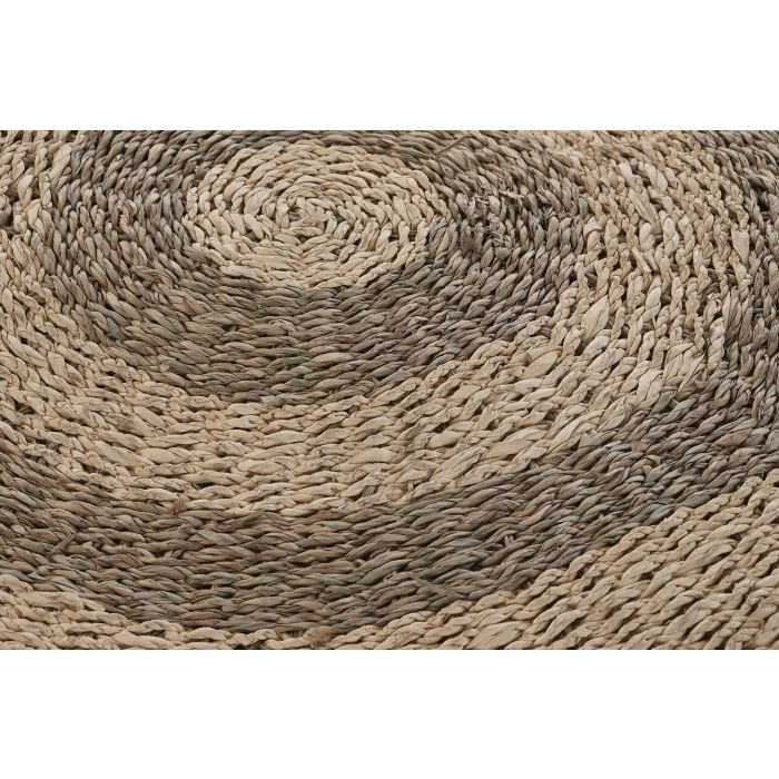 DKD Home Decor Alfombra Boho Beige Marron Seagrass Fibra Maiz 150 x 150 cm 3