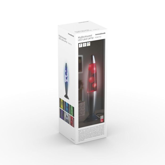 Lámpara de Lava LED Multicolor Kolemp InnovaGoods 1 Lámpara de Lava LED Multicolor Kolemp InnovaGoods 1