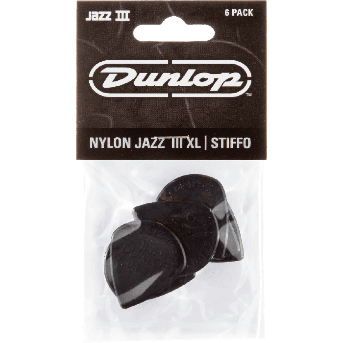 Pack 6 Púas Nylon Jazz Iii Xl Stiffo - 1,38 Mm Pack 6 Púas Nylon Jazz Iii Xl Stiffo - 1,38 Mm