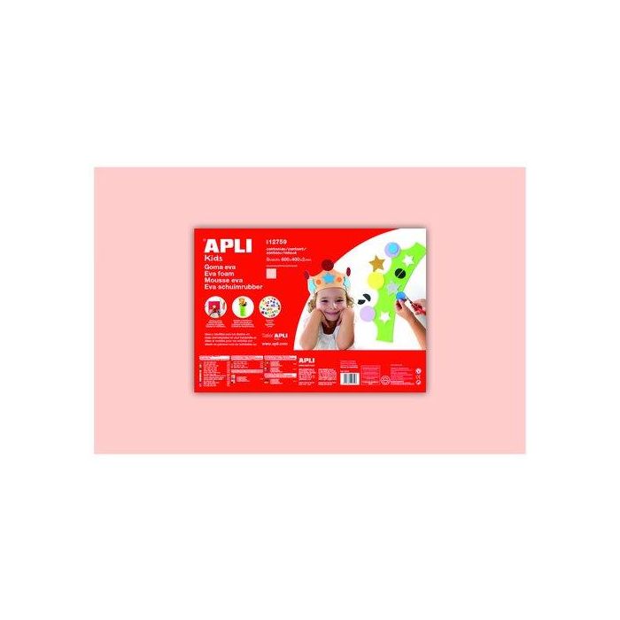 Goma Eva Apli Hoja 40X60 Cm Piel Paquete De 5