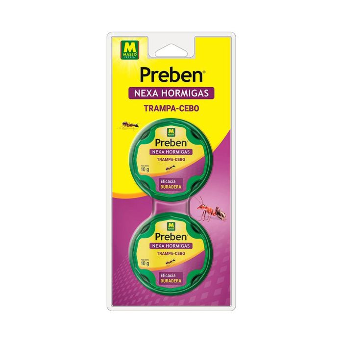 Massó Trampa-cebo anti-hormigas 2x10g Preben 231192n, Interior/Exterior, Elimina plagas Massó Trampa-cebo anti-hormigas 2x10g Preben 231192n, Interior/Exterior, Elimina plagas