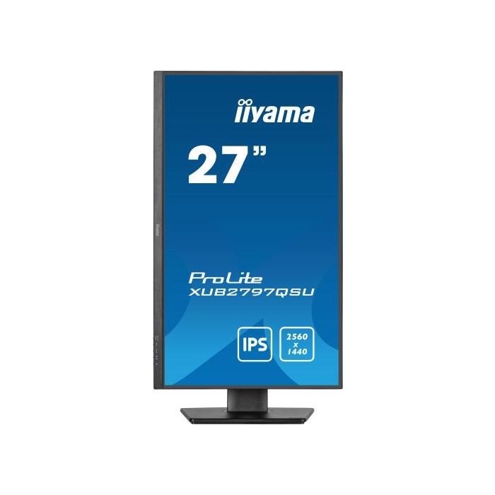 iiyama ProLite XUB2797QSU-B2 pantalla para PC 68,6 cm (27") 2560 x 1440 Pixeles 4K Ultra HD LED Negro 1