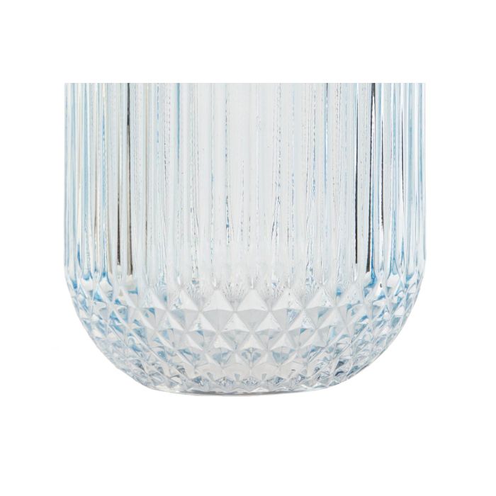 DKD Home Decor Jarron Azul Cristal 15 x 36 x 15 cm (6 Unidades) 1