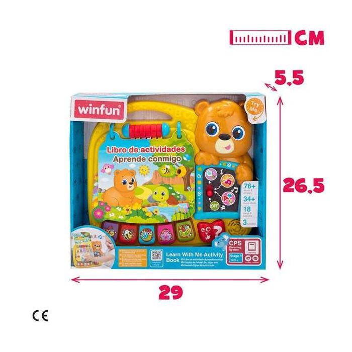 Libro interactivo actividades con luz, sonidos y melodias. 29x5.5x26.5 cm 6 Libro interactivo actividades con luz, sonidos y melodias. 29x5.5x26.5 cm 6