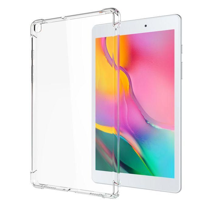 eSTUFF Funda Transparente ORLANDO para Samsung Galaxy Tab A 8.0 2019, TPU Flexible con Esquinas Reforzadas