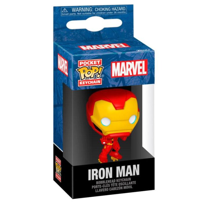 FUNKO Llavero Pocket POP Marvel Iron Man Classics