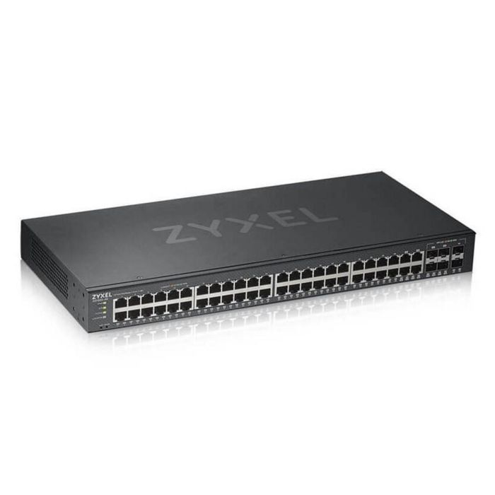 Zyxel GS1920-48V2-EU0101F Switch Gestionado Gigabit Ethernet 44 Puertos, 100 Gbit/s, Negro 0 Zyxel GS1920-48V2-EU0101F Switch Gestionado Gigabit Ethernet 44 Puertos, 100 Gbit/s, Negro 0