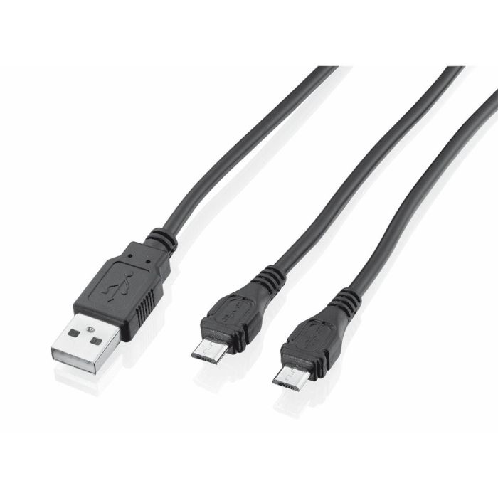 Cable USB a micro USB Trust GXT 222 Negro 2 Cable USB a micro USB Trust GXT 222 Negro 2