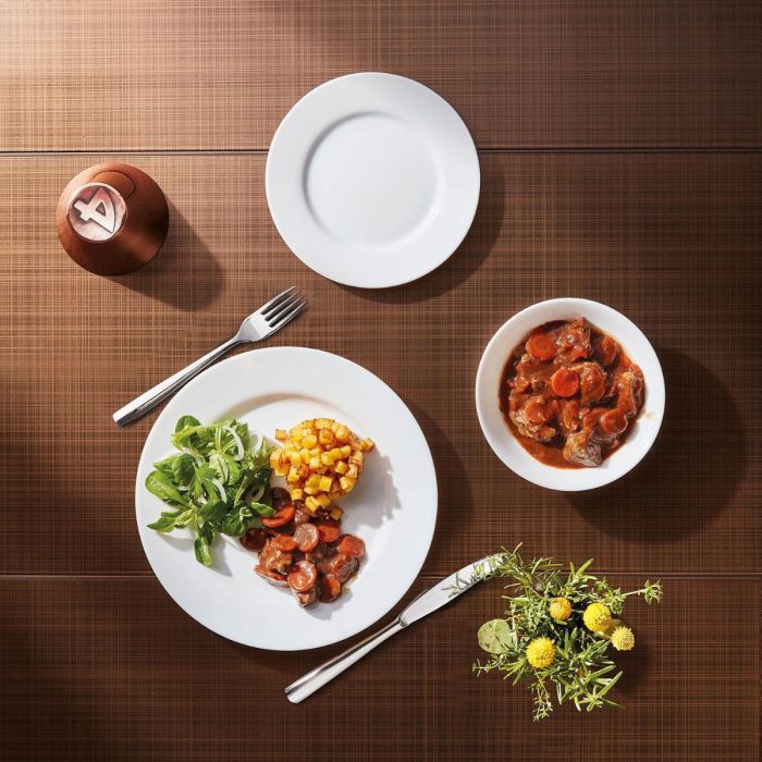 Luminarc Plumi Vajilla de Vidrio Multicolor Decorado 18 Piezas para 6 Personas 1