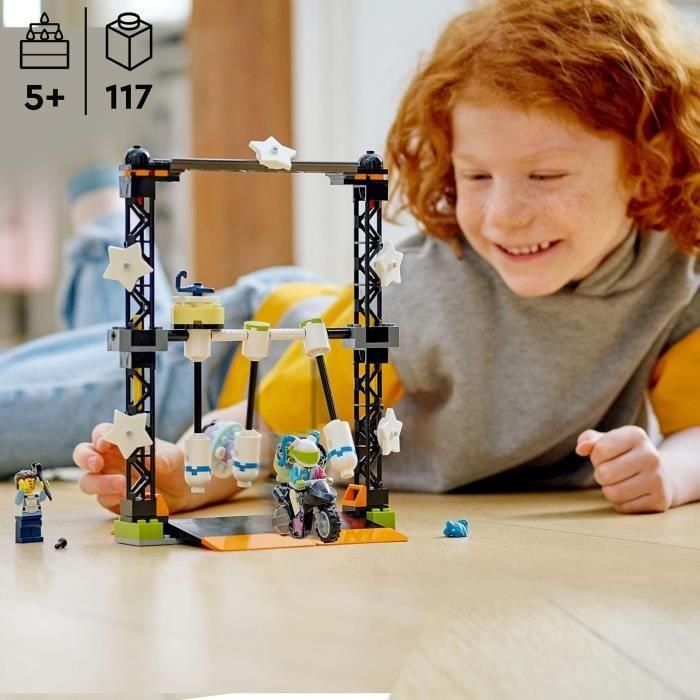 LEGO 60341 City Stuntz The Stunt Challenge: Péndulos, Stunt Bike Adventure Motocicleta Juguete para niñas y niños a partir de 5 años 4 LEGO 60341 City Stuntz The Stunt Challenge: Péndulos, Stunt Bike Adventure Motocicleta Juguete para niñas y niños a partir de 5 años 4