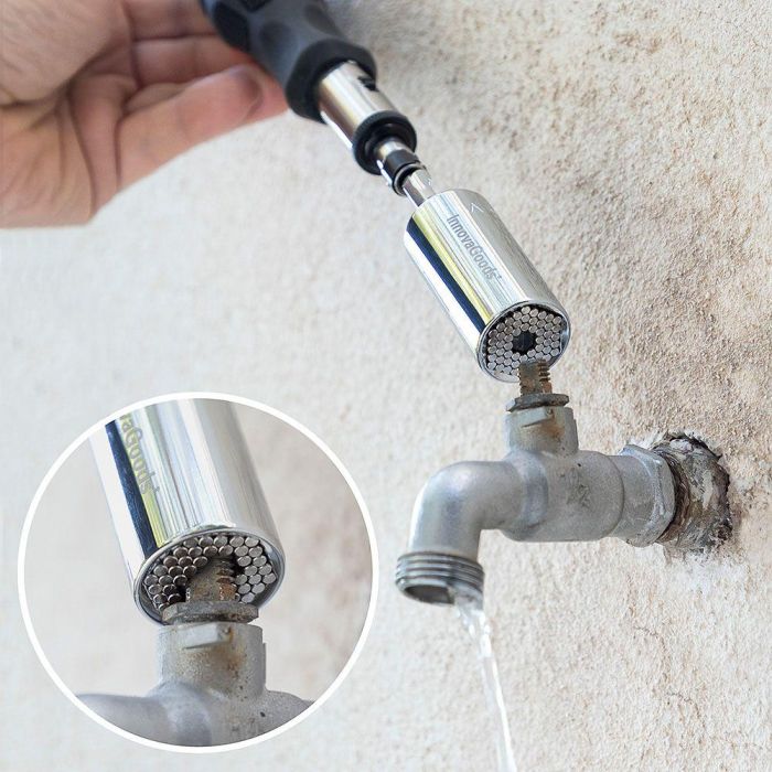 Llave de Vaso Universal con Accesorios Uniscrew InnovaGoods Llave de Vaso Universal con Accesorios Uniscrew InnovaGoods