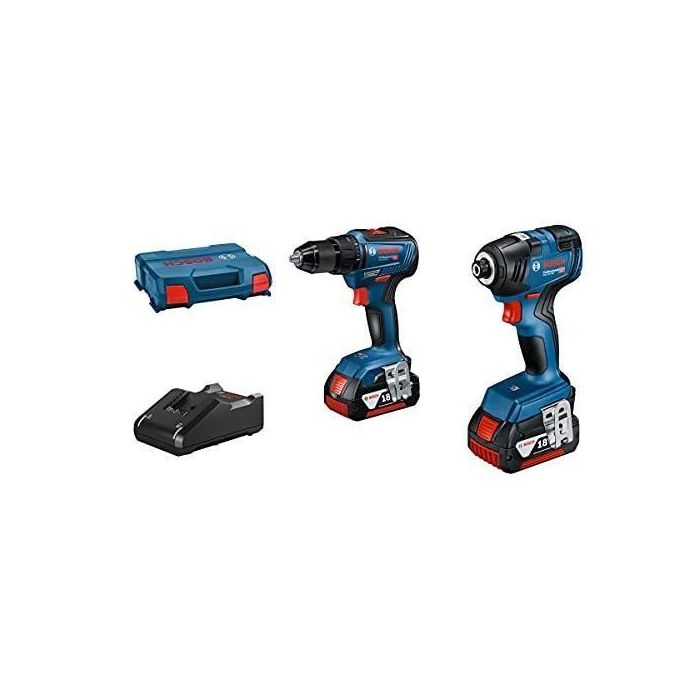 KIT COMBO 2 HERRAMIENTAS 18V: GDR 18V-200 + GSR 18V-55 + GBA 18V 2x4.0Ah + GAL 18V-40 KIT COMBO 2 HERRAMIENTAS 18V: GDR 18V-200 + GSR 18V-55 + GBA 18V 2x4.0Ah + GAL 18V-40