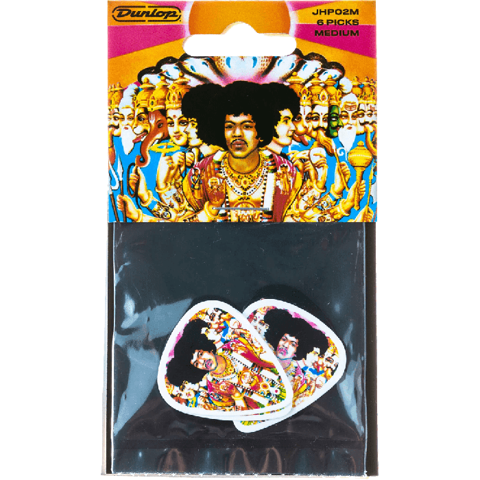 Dunlop Púas Jimi Hendrix Bold As Love / Medium (Pack De 24)