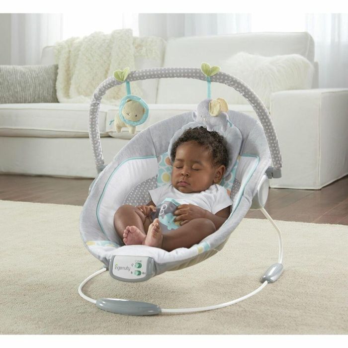 Ingenuity Transat Bebé Morrison | Balancín Vibrante y Musical con 7 Melodías y Suaves Vibraciones | Para Niños y Niñas 3