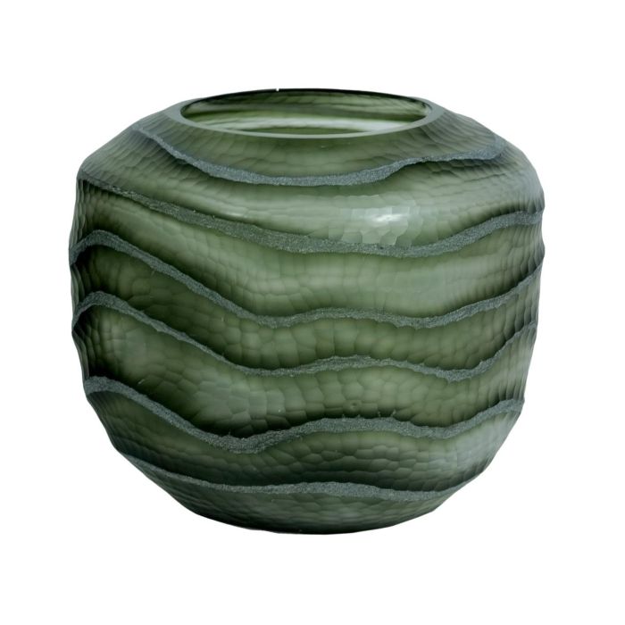 Jarron Moderno DKD Home Decor Verde Oscuro 20 x 18 x 20 cm Jarron Moderno DKD Home Decor Verde Oscuro 20 x 18 x 20 cm