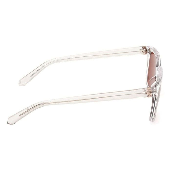Guess Gafas Gafas de Sol GU00066 26E 150 mm para Hombre, Diseño Rectangular, Color Transparente, Cristal 55 mm, Patillas 150 mm 3 Guess Gafas Gafas de Sol GU00066 26E 150 mm para Hombre, Diseño Rectangular, Color Transparente, Cristal 55 mm, Patillas 150 mm 3