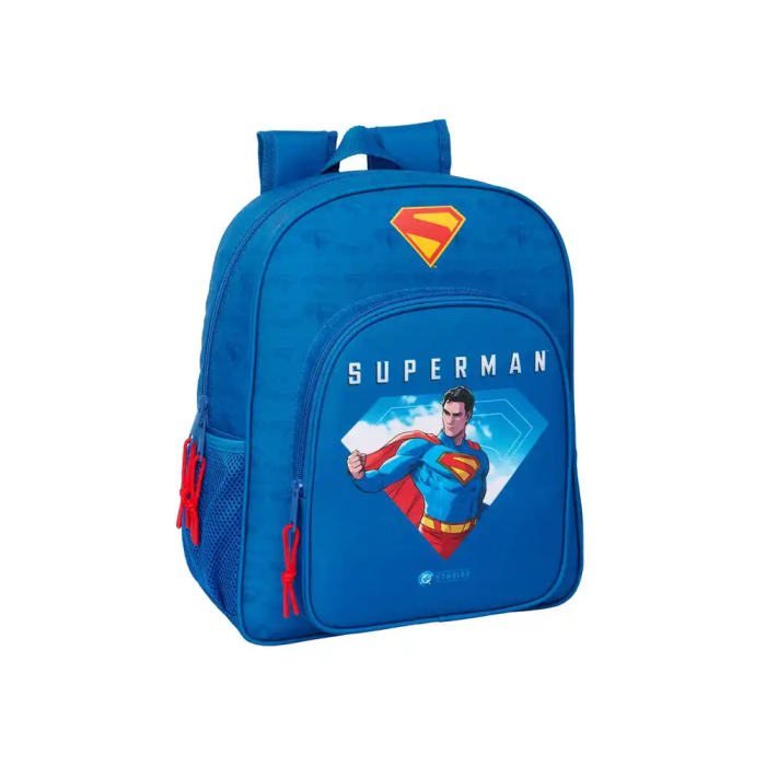 Mochila Escolar Superman Azul 32 x 38 x 12 cm 0 Mochila Escolar Superman Azul 32 x 38 x 12 cm 0
