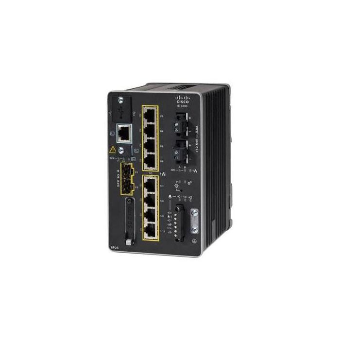 Cisco CATALYST IE3200 IE-3200-8P2S-E Switch Gestionado L2 Fast Ethernet PoE 8 Puertos RJ-45 + 2 SFP Robusto