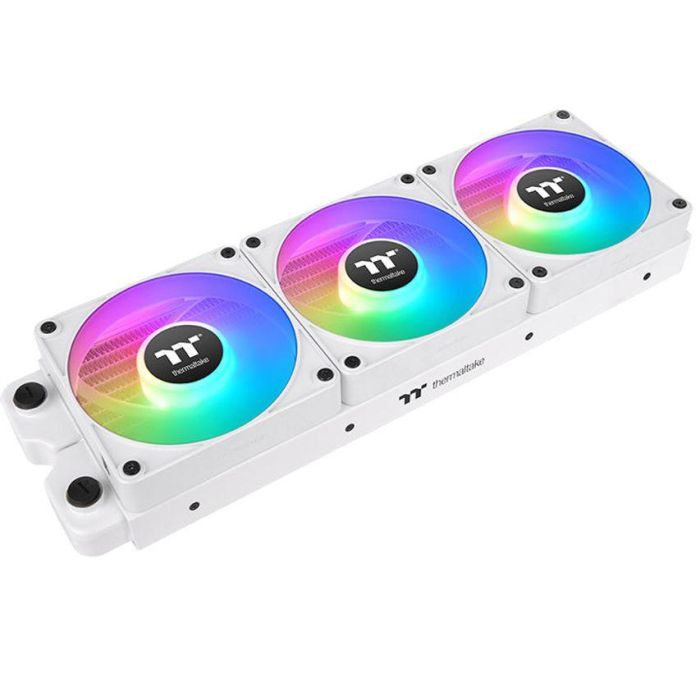 Thermaltake CL-F194-PL12SW-A Ventilador de Refrigeración PC 12cm Hidráulico Blanco - Pack de 3 para Carcasa de Ordenador 1 Thermaltake CL-F194-PL12SW-A Ventilador de Refrigeración PC 12cm Hidráulico Blanco - Pack de 3 para Carcasa de Ordenador 1
