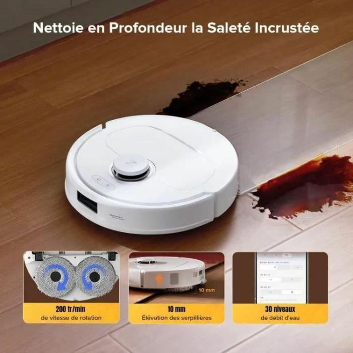 ROBOROCK QREVO 5AE - Robot aspirador con base - Potencia de 12000 Pa - Mopa FlexiArm - Doble antienredos 2 ROBOROCK QREVO 5AE - Robot aspirador con base - Potencia de 12000 Pa - Mopa FlexiArm - Doble antienredos 2