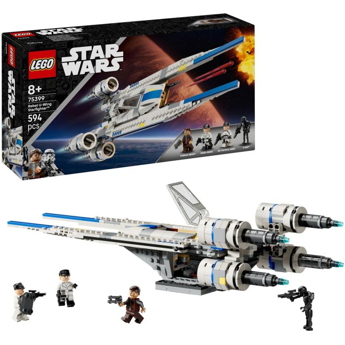 Lego Star Wars 75399 Caza Estelar Ala-U de la Alianza Rebelde Andor Set de Construcción para Niños de 8 Años en Adelante 3 Lego Star Wars 75399 Caza Estelar Ala-U de la Alianza Rebelde Andor Set de Construcción para Niños de 8 Años en Adelante 3