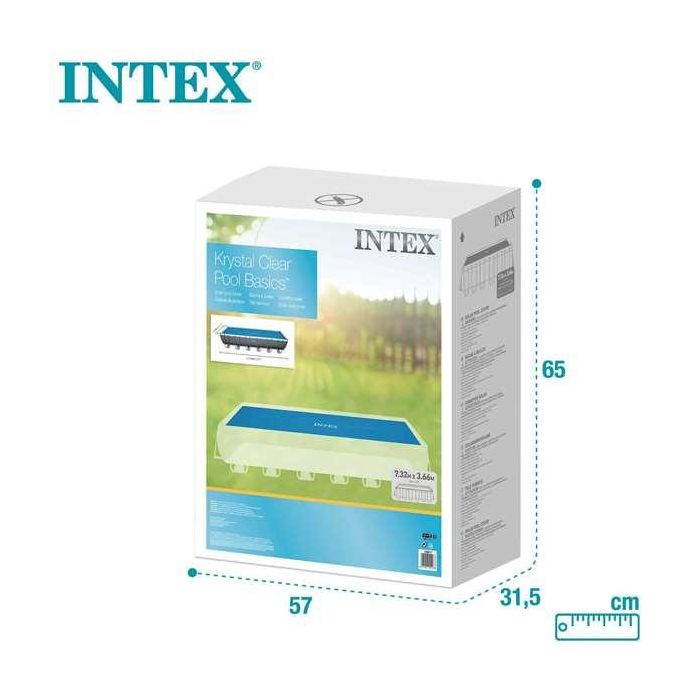 Intex Cobertor Solar para Piscina Frame Rectangular 732x366cm 12