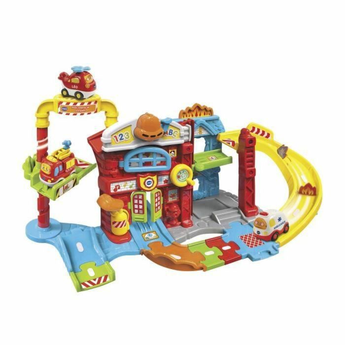 Playset de Vehículos Vtech Maxi Fire Station con sonido (FR) 2