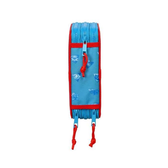 Plumier Triple SuperThings Rescue force 12.5 x 19.5 x 5.5 cm Azul (36 Piezas) 2