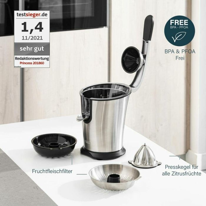 Exprimidor Eléctrico Princess 01.201860.01.001 Negro 300 W 14