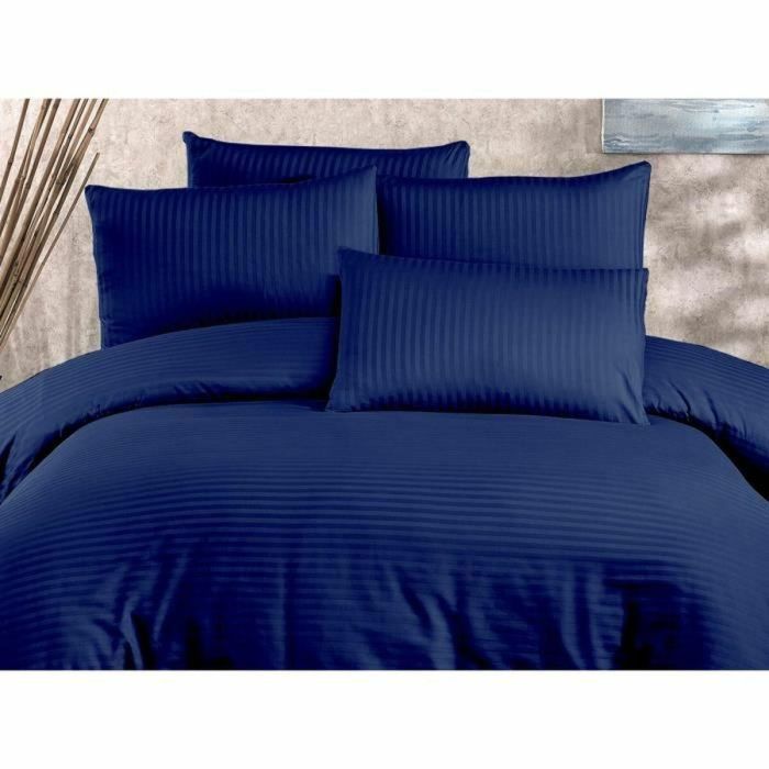 Juego de Cama ASI8683342999663 - Funda Nórdica 220x240 cm + 2 Fundas Almohada 60x60 cm - 80% Algodón, 20% Poliéster Azul 1 Juego de Cama ASI8683342999663 - Funda Nórdica 220x240 cm + 2 Fundas Almohada 60x60 cm - 80% Algodón, 20% Poliéster Azul 1