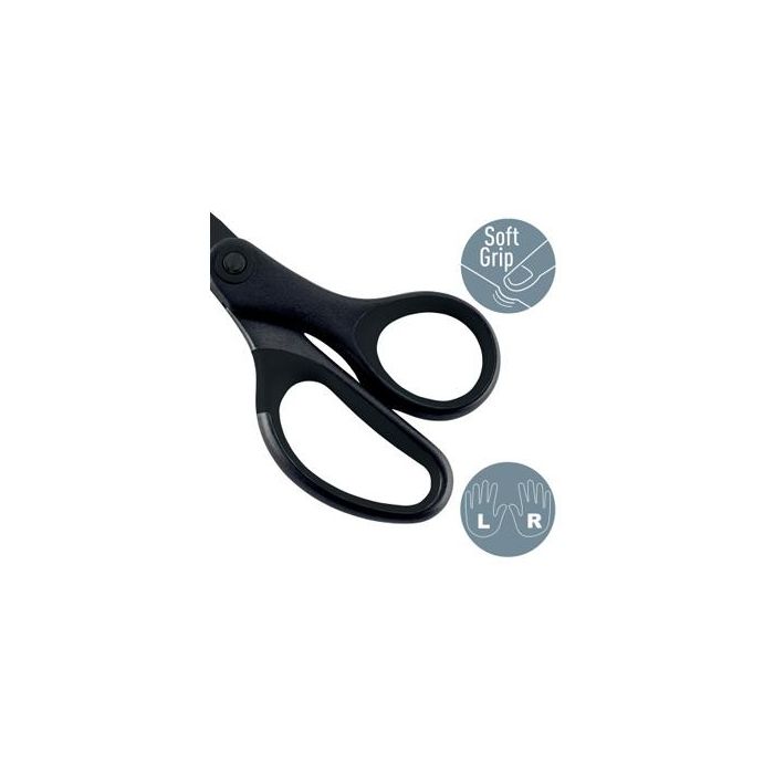 Tijeras Leitz Premium Titanium Antiadherente 180 mm Color Negro 2 unidades 5