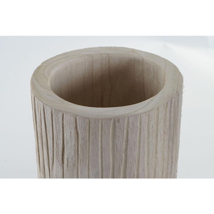 DKD Home Decor Jarrón Alpino Boho Charm Natural 15 x 24 x 15 cm (2 Unidades) 1