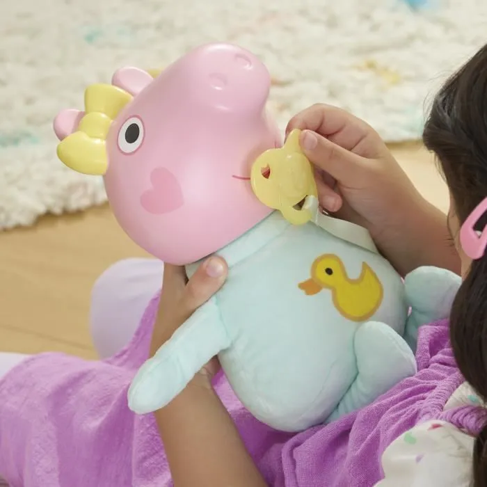 Hasbro Peppa Pig Muñeca Evie Gruñidos y Abrazos G1637 con Sonidos y Accesorios Interactivos Juguete +3 Años 5
