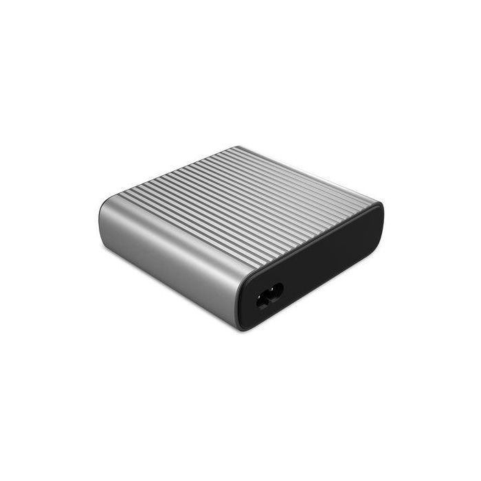 HYPER 245W GaN Cargador de Escritorio 4 Puertos USB-C, Carga Rápida, para Portátiles, Smartphones, Tabletas Negro y Plata 2 HYPER 245W GaN Cargador de Escritorio 4 Puertos USB-C, Carga Rápida, para Portátiles, Smartphones, Tabletas Negro y Plata 2
