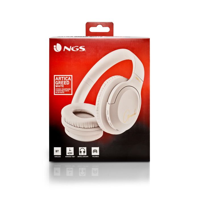 Auriculares Inalámbricos NGS Artica Greed/ con Micrófono/ Bluetooth/ Blancos 8 Auriculares Inalámbricos NGS Artica Greed/ con Micrófono/ Bluetooth/ Blancos 8