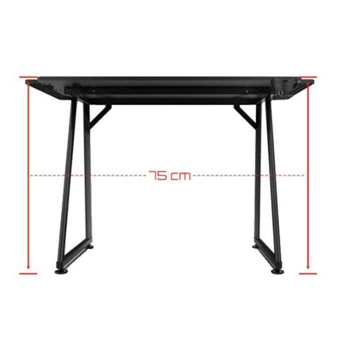 Escritorio GAMING DRIFT DRDZ75 Negro Negro/Rojo 100 x 60 cm 1 Escritorio GAMING DRIFT DRDZ75 Negro Negro/Rojo 100 x 60 cm 1