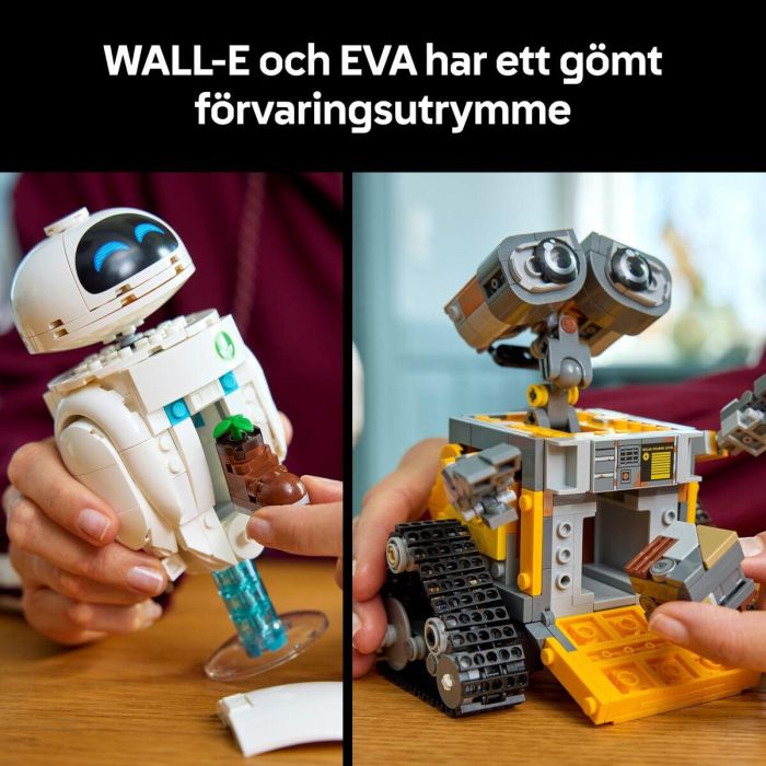 LEGO Disney y Pixar 43279 WALL-E y EVE Set de Construcción DIY para Adultos 14