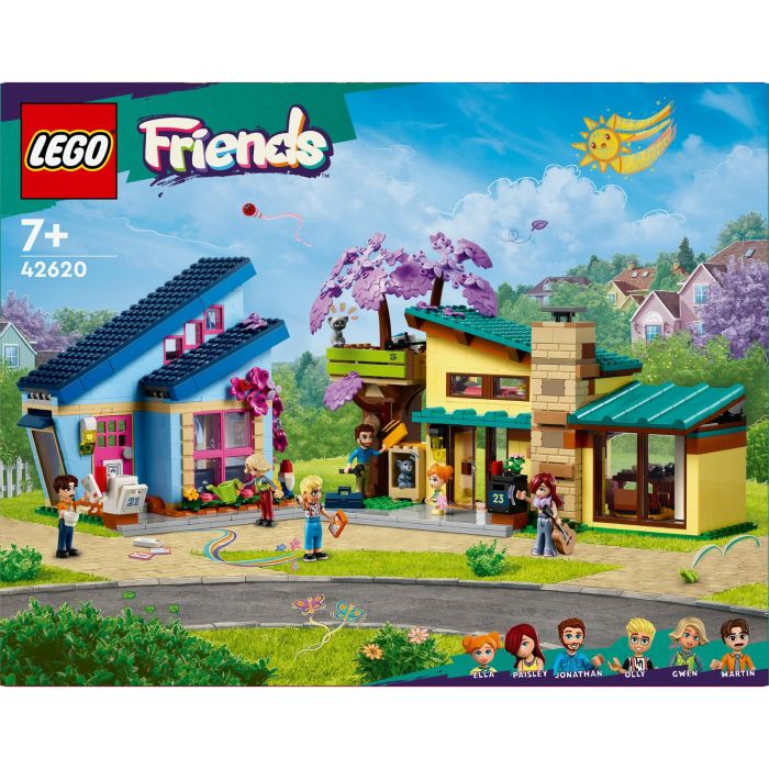 LEGO 42620 Friends Casas Familiares de Olly y Paisley, Muñeca de Juguete con Figuras y Accesorios 11 LEGO 42620 Friends Casas Familiares de Olly y Paisley, Muñeca de Juguete con Figuras y Accesorios 11